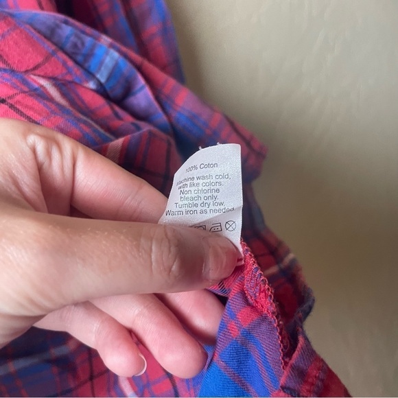 MADEWELL
Plaid Ruffle Shirt In Warm Berry‎ - Picture 6 of 7